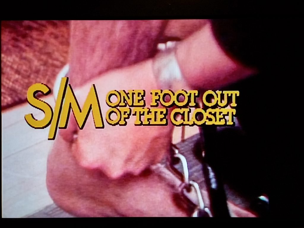 SM One Foot Out Of The Closet 1980